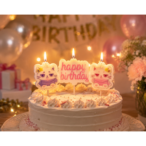 Decorative Handmade <b>Paraffin</b> Wax Birthday Candles for Parties Weddings Home Decor - Product Image 6