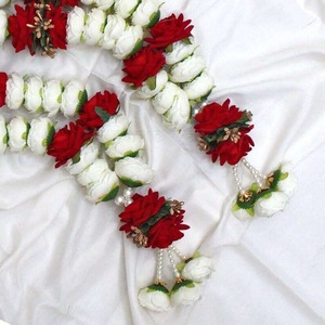 Exquisita Guirnalda Romántica de Peonías para Boda, Mala para Novios, Ceremonia de Compromiso, Par de Jaimala, Regalo Indio para Pooja - Product Image 6