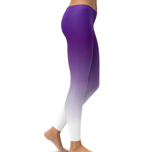 2024 Custom All-Printed Gym Workout Leggings <b>Knitted</b> Fabric <b>Women's</b> Running Athletic Printed Yoga <b>Tight</b> Waist OEM ODM Serviced - Product Image 3