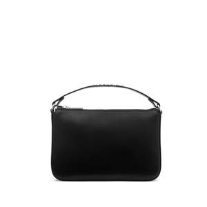 Bolso de Hombro Negro para Mujer, Pelle Saffiano, 24x15x3.5cm, Hecho en Italia - Product Image 2