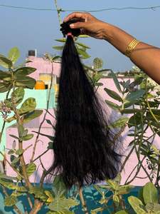 Super Straight 100% Cutícula Alineada Raw Indian Temple Extensiones de cabello humano virgen Precio al por mayor Paquetes de cabello - Product Image 4