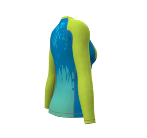 High Quality Custom Design Sublimation Printed Long Sleeve Mma Rash Guard Women Rash Guard <b>Shirts</b> - Product Image 4