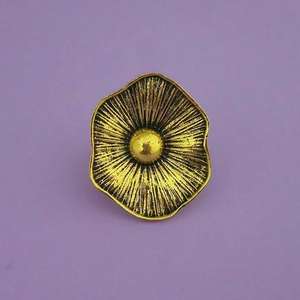 Jeweljunk Adjustable Antique Gold Plated <b>Finger</b> <b>Ring</b> Fashionable Antique Gold Inlay Setting Casual and Trendy Style-1504784 - Product Image 1