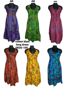 เดรสมินิยาวลำลองสำหรับผู้หญิงพร้อมแขน3/4สีน้ำเงินเข้มผ้าสแปนเด็กซ์กันเรยอนระบายอากาศได้ดีสไตล์โลโก้ติดทนนาน - Product Image 2