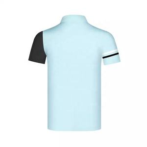 Custom Embroidered Two Color Combination Plus Size Men's Golf <b>Polo</b> <b>Shirt</b> for <b>Work</b> - Product Image 2