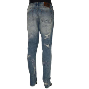 Pantalones Vaqueros de Mezclilla Personalizados de Fábrica, Servicio OEM Nuevo, Pantalones Vaqueros de Mezclilla de Cintura Media para Hombre, Ropa Casual, Ropa de Calle - Product Image 3