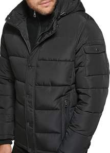 Vente en gros Vestes légères personnalisées pour hommes Vestes stylées à bulles en toile style rue principale avec col montant - Product Image 5