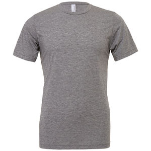 เสื้อยืดคอกลมทรงสั้นใส่ได้ทั้งชายและหญิงเสื้อยืด N6210เฮเทอร์เทาชายระดับถัดไป - Product Image 1