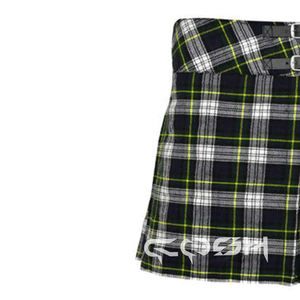 Kilt traditionnel en tartan pour hommes noirs et blancs Scottish Highland Wear | Kilts à carreaux personnalisés avec boucles réglables OEM disponible - Product Image 2