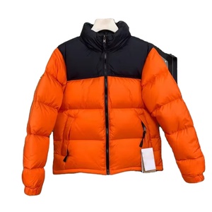 Veste d'hiver matelassée pour homme en gros OEM, cuir tricoté, imperméable, séchage rapide, fermeture éclair, poches, vente en gros personnalisée. - Product Image 4