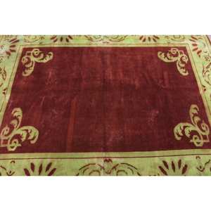 Clásico marrón verde 5,2X7,1 pies de lana gran área Aubusson diseño sala de estar alfombra turca Patchwork látex para uso en pasillo - Product Image 5