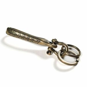 Porte-clés en laiton en forme de cœur, finition élégante avec motifs personnalisés, porte-clés en laiton pour vélos, voitures, clés, à prix avantageux - Product Image 2