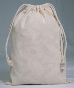 Bolsa con cordón de algodón ecológico con logotipo personalizado, bolsa de polvo de uso diario reutilizable, lona práctica, fácil de llevar, lavable, almacenamiento elegante - Product Image 2