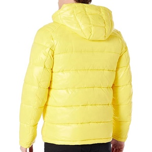 NEW 2025 Wholesale Quilted Puffer Windbreaker High Quality Custom <b>Workout</b> <b>Jacket</b> custom Bubble Logo Shiny Winter <b>Jacket</b> for men - Product Image 2