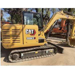 Excavatrice sur chenilles hydraulique Caterpillar 306E2 d'occasion de haute qualité, modèle 2018, moteur diesel, Shanghai, équipement de construction d'occasion - Product Image 1