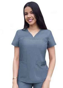 Traje de exfoliación médica de moda de alta calidad Diseños de uniformes de hospital Nuevo estilo Uniforme de enfermera de Hospital Médico de moda - Product Image 4