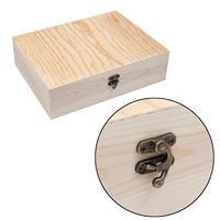Boîte de rangement à bijoux en bois de style nautique avec couvercle à charnière, décoration murale, cadeau artisanal sculpté à la main
