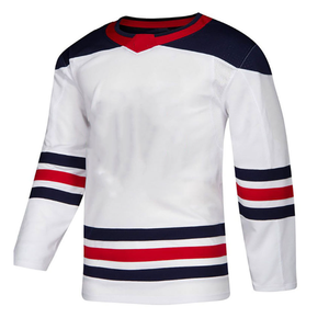 Vente en gros de maillots de hockey sur glace personnalisés vierges sweatshirts brodés de haute qualité - Product Image 5