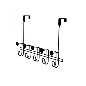 Support de porte en fer durable, conçu pour une utilisation longue durée, pour accueillir des couronnes lourdes et des accessoires décoratifs pour porte. - Product Image 4
