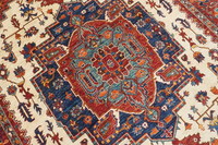 Tapis rectangulaire en laine et coton noué à la main à motif floral de haute qualité, best-seller, taille et couleur personnalisables, lavable, Serapi