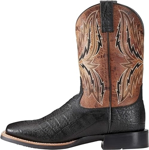 Venta al por mayor buena venta hombres botas de vaquero zapatos de fábrica personalizado barato occidental botas de vaquero de los hombres de Diseño de Moda de México botas de los hombres - Product Image 1