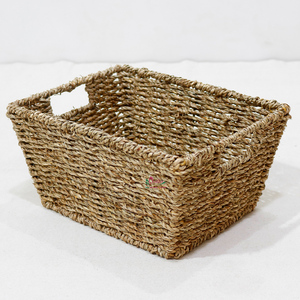 Artex Dong Thap Handmade Seagrass <b>Woven</b> <b>Storage</b> <b>Baskets</b> Elegant Home Organization and Decor Wicker Gift Boxes - Product Image 6