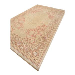 Tapis en laine noué à la main Aalam Gold Pae-5883, motif médaillon rectangulaire pour chambre et salon, personnalisé pour la maison - Product Image 2