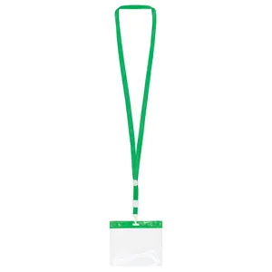 Lanière personnalisée en polyester avec porte-badge Torsten, gadgets personnalisés - Product Image 6