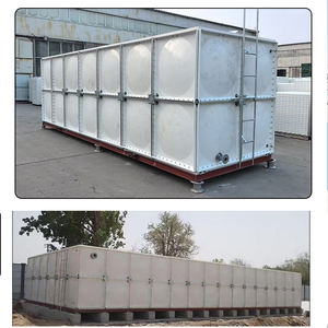 Réservoir d'eau en FRP de 100 000 litres, réservoir d'eau incendie extérieur, réservoir d'eau de mer, réservoir d'eau plat - Product Image 2