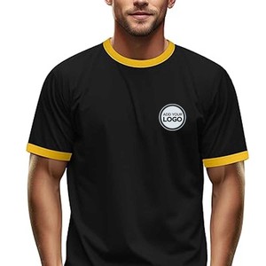 50/50 polyester coton t-shirt col rond en gros hommes vierge sonnerie t-shirt unisexe Port & Company Logo personnalisé t-shirts - Product Image 5