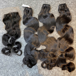 HVN Body Wave Trame Extensions de Cheveux Humains Vague Vietnamienne Naturelle 8-30 Pouces Bundles Bon Marché - Product Image 5
