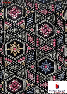 Tissu en polyester brodé de luxe pour vêtements et artisanat, choix de premier ordre sur le marché de gros en Irak - Product Image 4