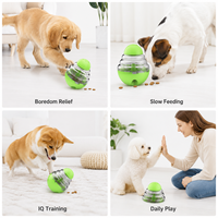 Jouet interactif pour chien en ABS incassable et flexible, respectueux de l'environnement, pour le nettoyage des dents et l'entraînement IQ