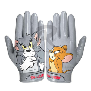 Guantes de Fútbol Americano Profesionales de Silicona 7v7, Guantes de Receptor con Diseño Adhesivo de Alta Adherencia para Jóvenes y Adultos - Product Image 3