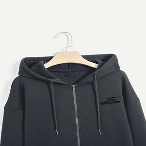 Nouveaux sweats à capuche courts à manches longues en coton avec fermeture éclair pour femmes et filles, vêtements d'hiver pour l'année 2023 - Product Image 5