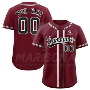 Nouvelle Arrivée 2026 – Maillot de Baseball Personnalisé Sublimé et Brodé, 100% Polyester – Meilleur Prix – Maillot de Sport Personnalisé - Product Image 3