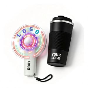 2026 New Trending Wholesale Premium Customized Message Logo Electric Hand Fan for Business Event Promo <b>Gift</b> Mini <b>Small</b> Fans - Product Image 1