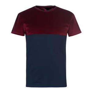 Camiseta informal de alta calidad para hombre, diseño de cuello redondo con estampado forrado, camisetas lisas transpirables y de alta calidad al por mayor - Product Image 5