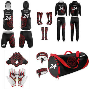 Uniformes de football américain de haute qualité Forfaits personnalisés en gros 7 sur 7 SUBLIMATION MEILLEURE AFFAIRE DE FORFAIT pour différentes équipes OEM - Product Image 1