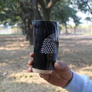 Auténticos Vasos Vikingos para Beber Cerveza, Cuerno Ceremonial para Mead, faizacraft - Product Image 2