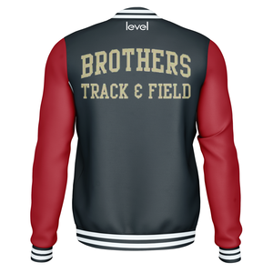 Fabricante de chaquetas universitarias personalizadas tela de peso pesado chaquetas universitarias de béisbol de bombardero de gran tamaño OEM personalizadas para hombres - Product Image 2