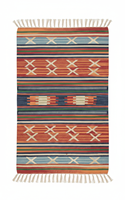 Tapis de sol modernes en coton tissé, faits main, en peluche, épais, lavables en machine, réversibles, à motifs floraux, pour la vente en gros, idéaux pour les voyages et les pique-niques
