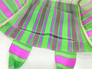 Venta al por mayor de bolsas de nylon reciclado PP tejido a rayas telar manual reutilizable ecológico Kapadavala logotipo personalizado uso promocional - Product Image 5