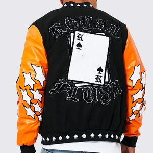 เสื้อแจ็กเก็ตหนังสำหรับผู้ชายเสื้อแจ็กเก็ตมีหมวกโอเวอร์ไซส์ดีไซน์ใหม่ล่าสุด - Product Image 6