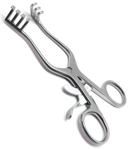 Reusable Manual Self Retaining Retractor 3x4 Blunt Teeth Stainless Steel Surgical <b>Instrument</b> for General Surgery Tissue Exposure - Product Image 1