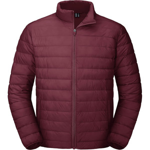 Veste matelassée légère unisexe personnalisée, hiver, chaude, col roulé, fermeture éclair, OEM ODM, extérieur, respirante, softshell - Product Image 4