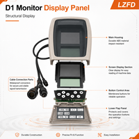 Écran LCD de remplacement pour moniteur d'excavatrice D1 320C E320C 330C, panneau d'affichage du tableau de bord, garantie 1 an
