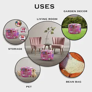 Puf Bordado Otomano Personalizable Ideal Para Aportar Un Toque Único A Su Hogar A Precios Mayorista - Product Image 3