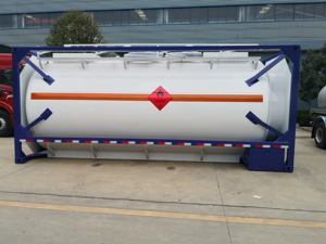 Dubai'de yakıt dizel yakıtlı petrol yağı sıvı ISO Tank konteyner yakıt kabı yağ tankı satışı 5mm - Product Image 2