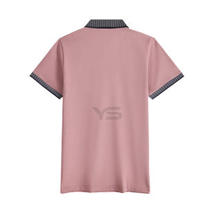 Polo liso de hombre con logotipo personalizado, polo informal deportivo de manga corta en blanco de secado rápido para golf, camisetas al por mayor - Product Image 2